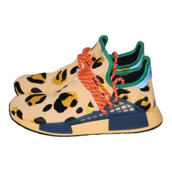 ADIDAS x PHARELL WILLIAMS MENS HU NMD ANIMAL PRINT SNEAKERS SHOES Size 10 11 NEW - Picture 4 of 15